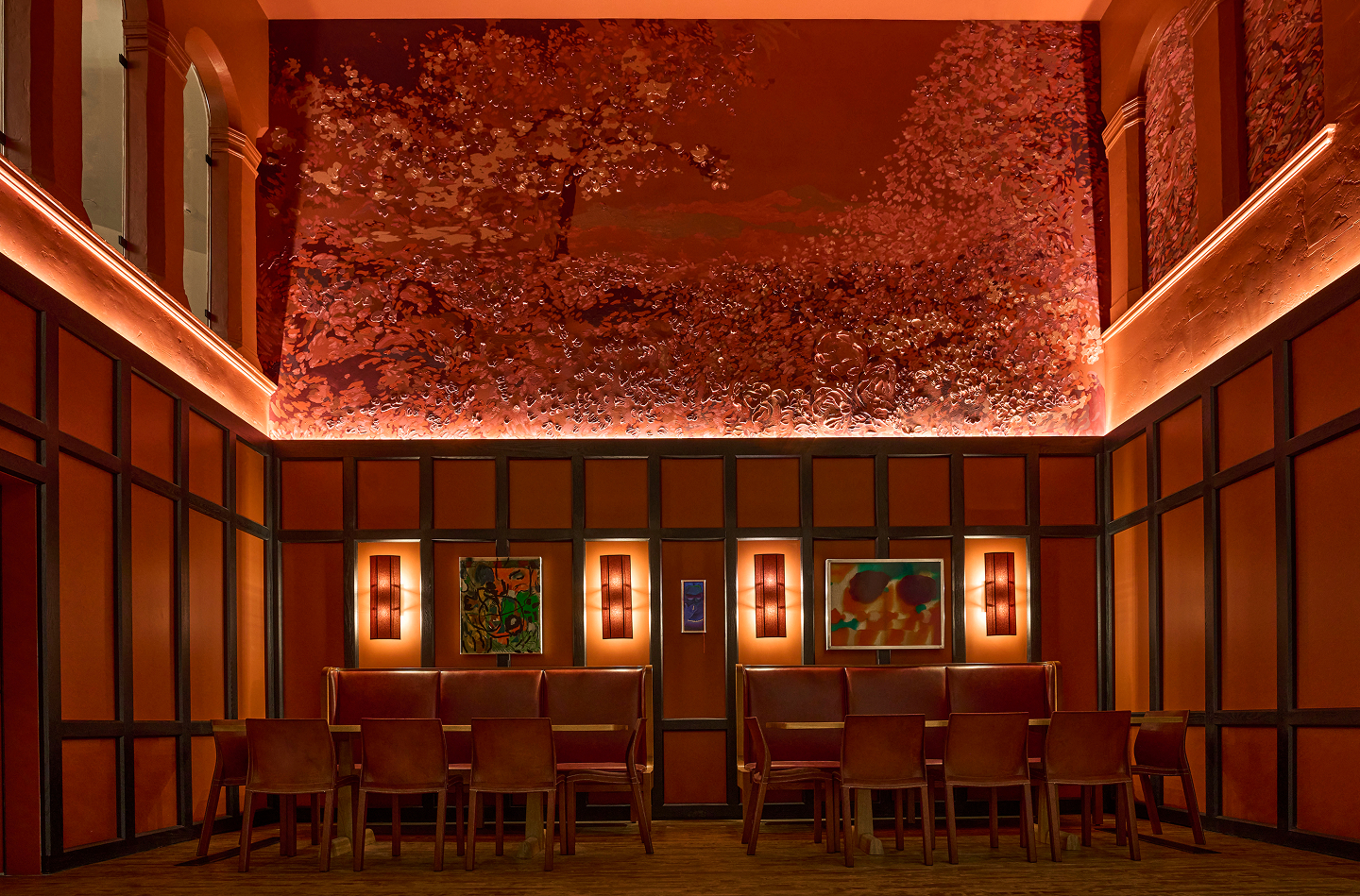 The dining room at Hotel Lucile